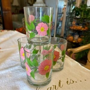 Franciscan Desert Rose old Fashioned Glasses set of 8